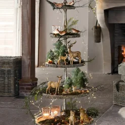 Weihnachtsfiguren^LOBERON Waldtier 11er Set Pluvet