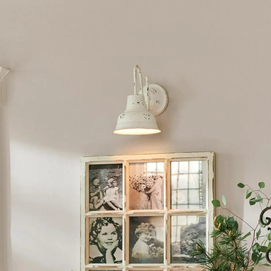 Wandlampen|Wandlampen^LOBERON Wandlampe Sidney antikweiß