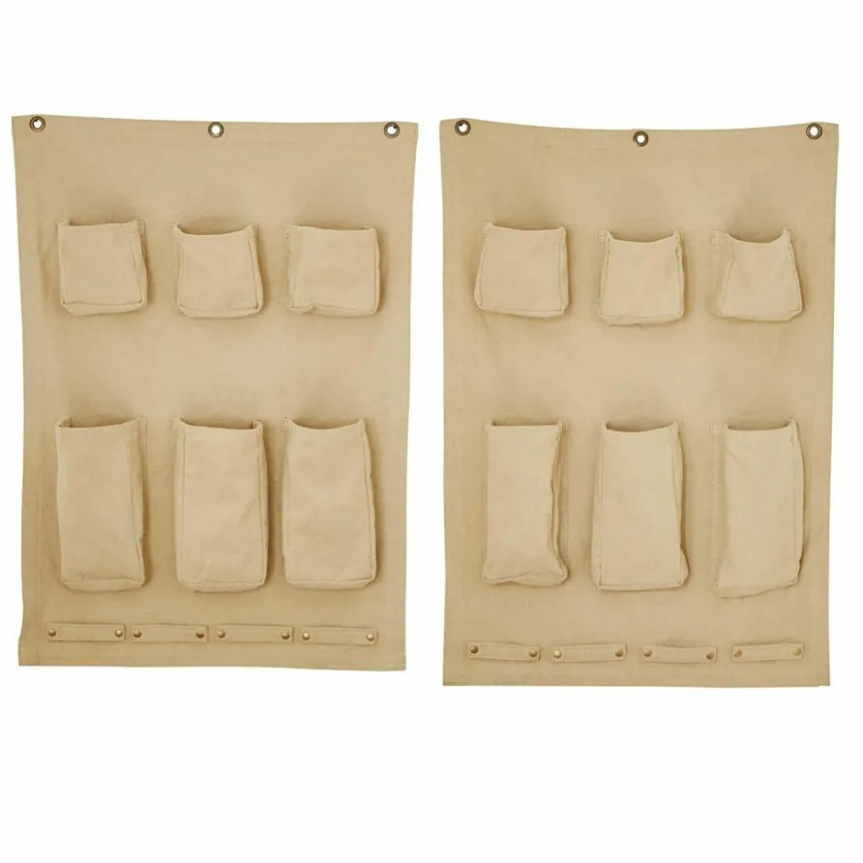 LOBERON Badzubehör|Badzubehör-Wand-Organizer 2er Set Kaventi