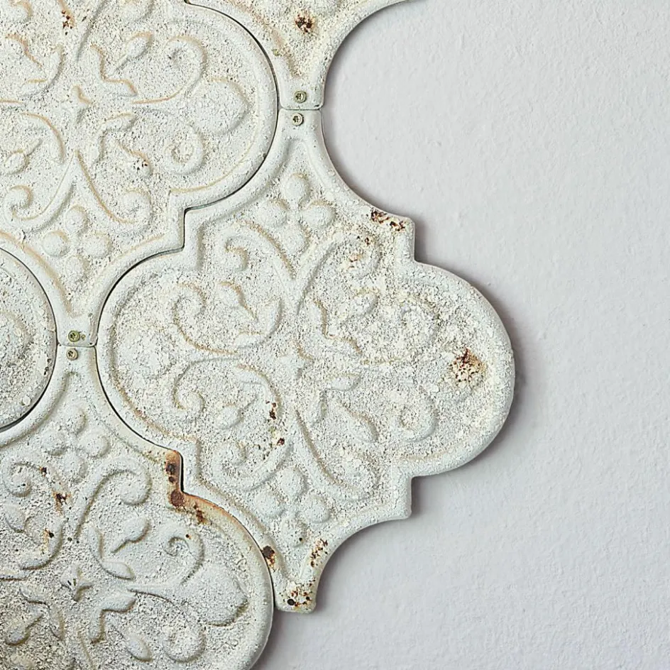 Wandobjekte|Dekoration^LOBERON Wandornament 6er Set Halira antikweiß