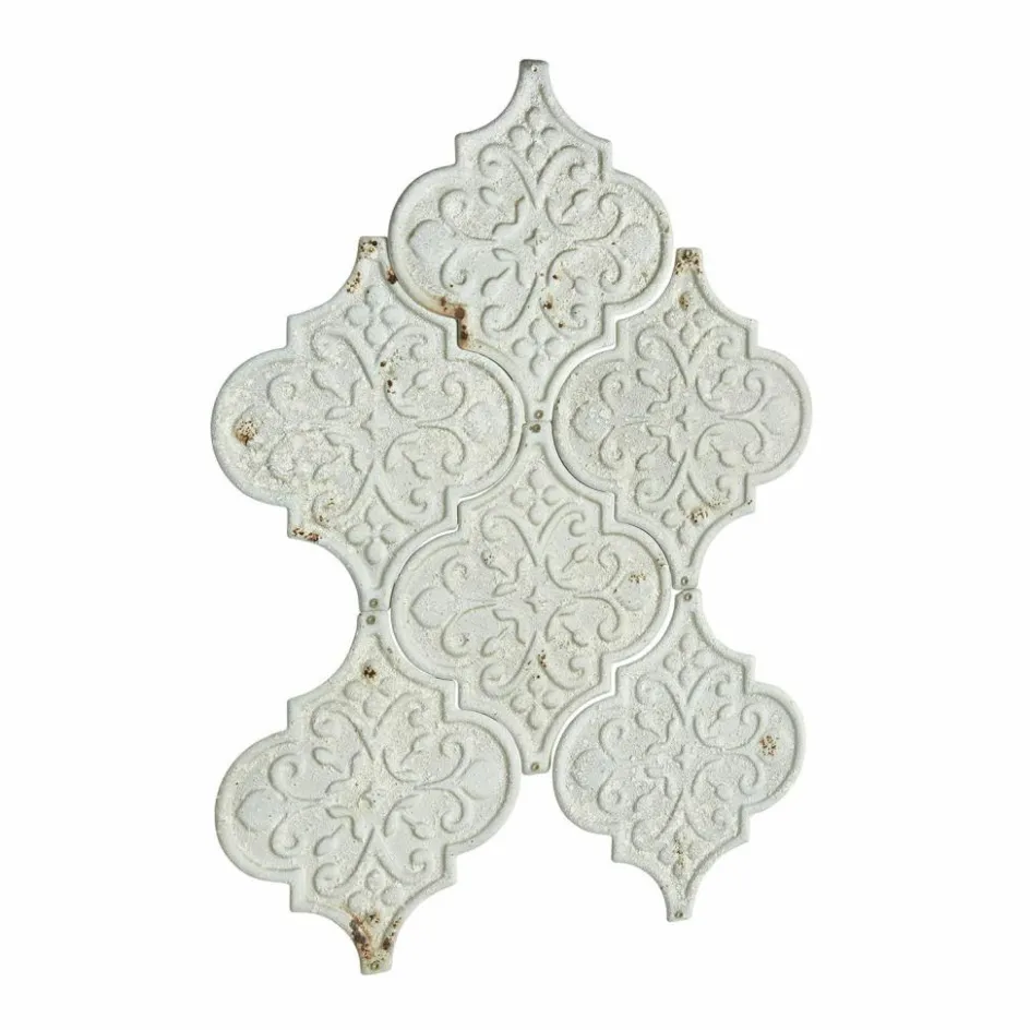 Wandobjekte|Dekoration^LOBERON Wandornament 6er Set Halira antikweiß