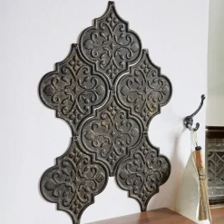 Wandobjekte|Dekoration^LOBERON Wandornament 6er Set Halira antikschwarz