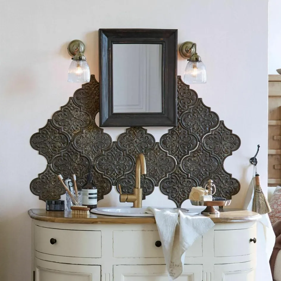 Wandobjekte|Dekoration^LOBERON Wandornament 6er Set Halira antikschwarz