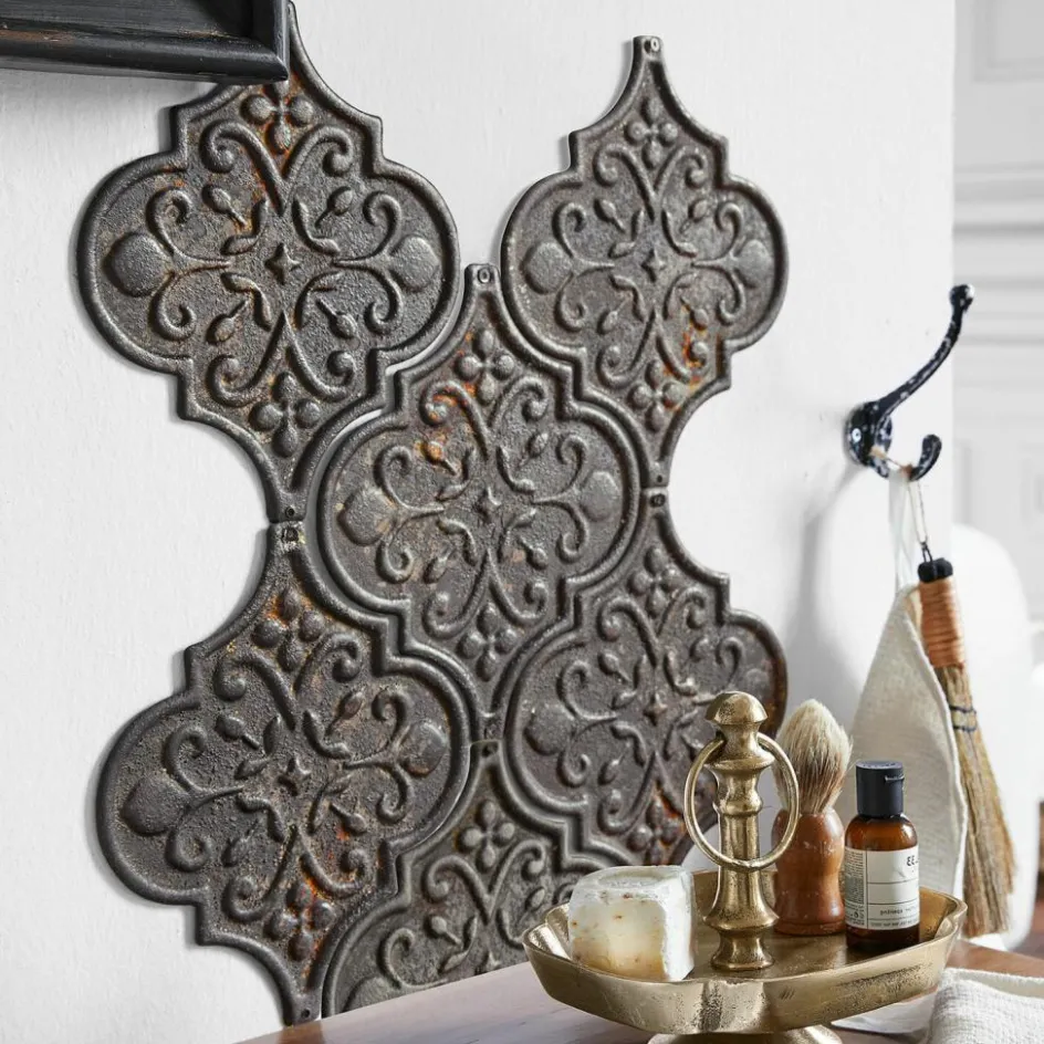 Wandobjekte|Dekoration^LOBERON Wandornament 6er Set Halira antikschwarz