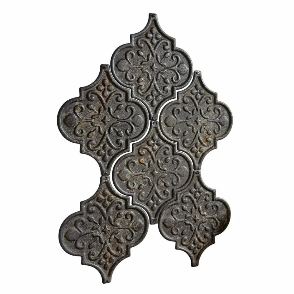 Wandobjekte|Dekoration^LOBERON Wandornament 6er Set Halira antikschwarz