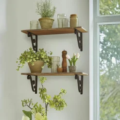 Wandregale|Schränke & Regale^LOBERON Wandregal 2er Set Dravile