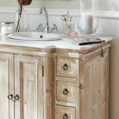 Waschtische|Waschtische^LOBERON Waschtisch Sunderland braun/weiß