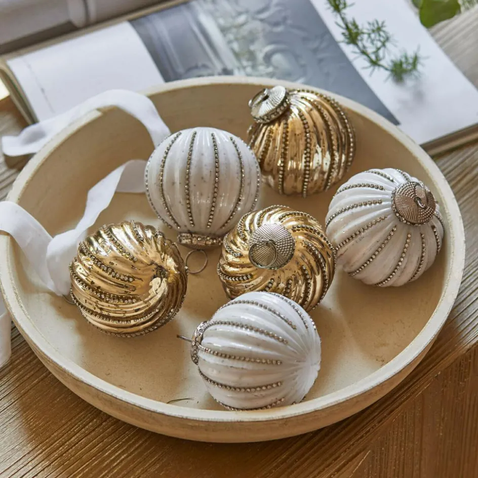 Weihnachtskugeln^LOBERON Weihnachtskugel 6er Set Shaela