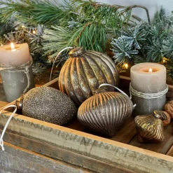 Weihnachtskugeln^LOBERON Weihnachtsschmuck 4er Set Janine