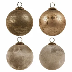 Weihnachtskugeln^LOBERON Weihnachtsschmuck 4er Set Ophraine