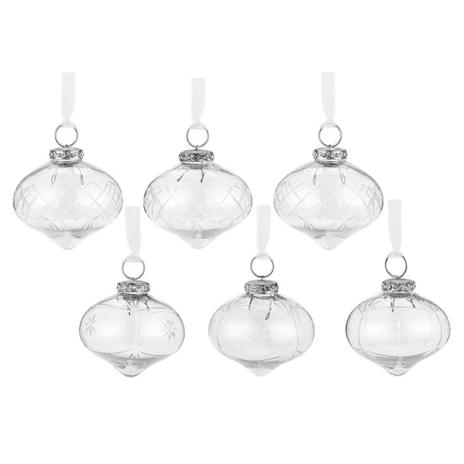 Weihnachtskugeln^LOBERON Weihnachtsschmuck 6er Set Cheshire klar