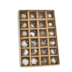 Weihnachtskugeln^LOBERON Weihnachtsschmuck 24er Set Sanary