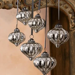 Weihnachtskugeln^LOBERON Weihnachtsschmuck 6er Set Lauranne