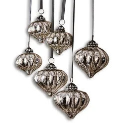 Weihnachtskugeln^LOBERON Weihnachtsschmuck 6er Set Lauranne