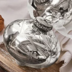 Weihnachtskugeln^LOBERON Weihnachtsschmuck 6er Set Cheshire silber