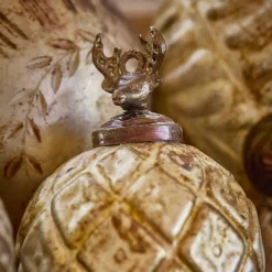 Weihnachtskugeln|Weihnachtstischdeko^LOBERON Weihnachtsschmuck 4er Set Donia