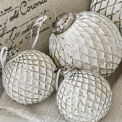 Weihnachtskugeln^LOBERON Weihnachtsschmuck 6er Set Maélys