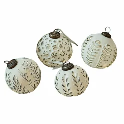 Weihnachtskugeln^LOBERON Weihnachtsschmuck 4er Set Consac