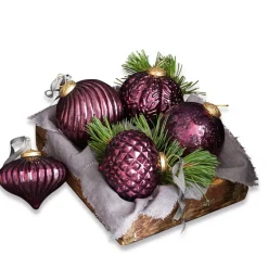 Weihnachtskugeln^LOBERON Weihnachtsschmuck 5er Set Sambre