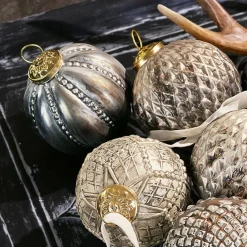 Weihnachtskugeln^LOBERON Weihnachtsschmuck 8er Set Silverlake