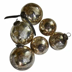 Weihnachtskugeln^LOBERON Weihnachtsschmuck 6er Set Tristan