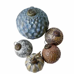 Weihnachtskugeln^LOBERON Weihnachtsschmuck 5er Set Jilian