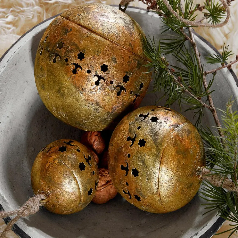 Weihnachtskugeln^LOBERON Weihnachtsschmuck 3er Set Ysabelle