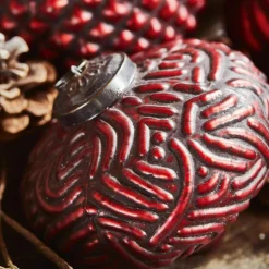 Weihnachtskugeln^LOBERON Weihnachtsschmuck 4er Set Meyen rot