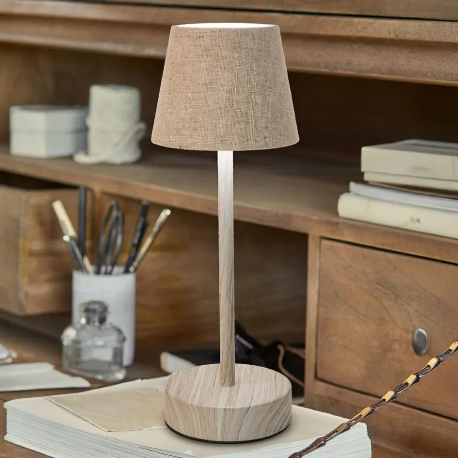 Lichtobjekte|Led-Laternen^LOBERON Wiederaufladbare Tischlampe Sylvainie