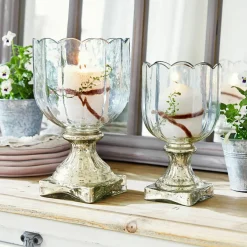 Windlichter|Kerzenhalter^LOBERON Windlicht 2er Set Jovique