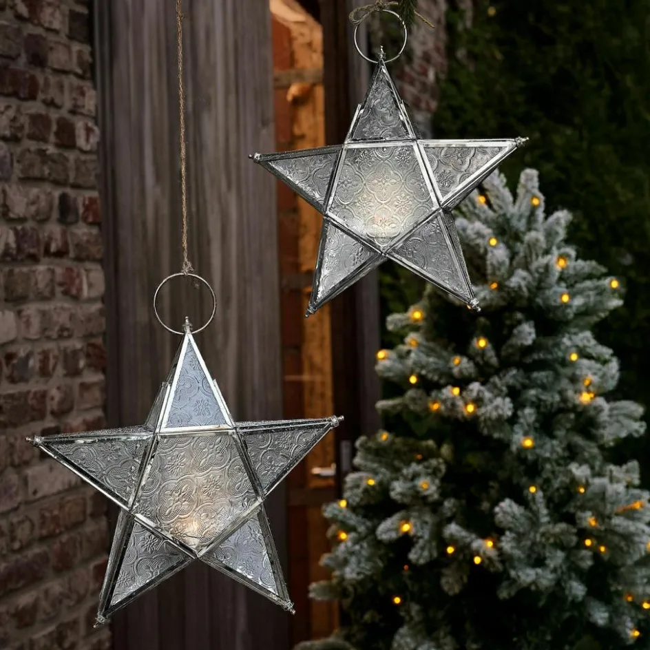 Weihnachtliche Deko-Objekte^LOBERON Windlicht 2er Set Kian