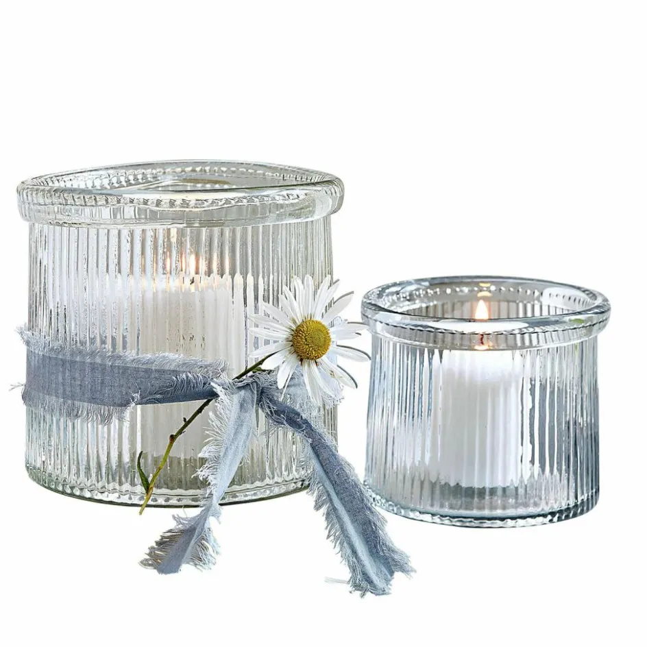 Windlichter|Kerzenhalter^LOBERON Windlicht 2er Set Naisette