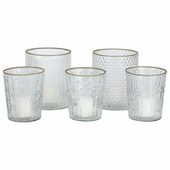 Windlichter|Kerzenhalter^LOBERON Windlicht 5er Set Rosienne