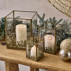 Windlichter, Kerzenständer & Laternen^LOBERON Windlicht 3er Set Solenda