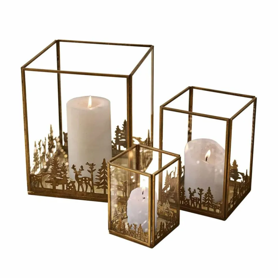 Windlichter, Kerzenständer & Laternen^LOBERON Windlicht 3er Set Solenda