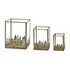 Windlichter, Kerzenständer & Laternen^LOBERON Windlicht 3er Set Solenda