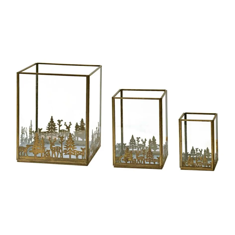 Windlichter, Kerzenständer & Laternen^LOBERON Windlicht 3er Set Solenda