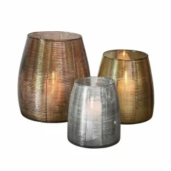 Windlichter|Kerzenhalter^LOBERON Windlicht 3er Set Uvenar