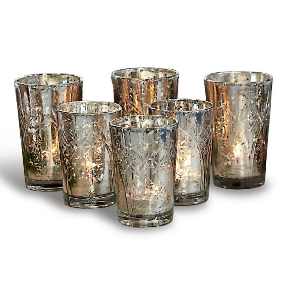 Weihnachtliche Deko-Objekte^LOBERON Windlichter 6er Set Latona