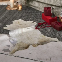 LOBERON Runde Teppiche|Teppiche-Ziegenfellteppich Piedro